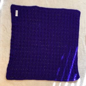 Handmade crocheted throw